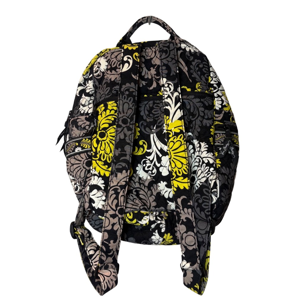 Vera Bradley Quilted Backpack Baroque Retired Pattern Bag Travel Laptop School - Picture 2 of 10